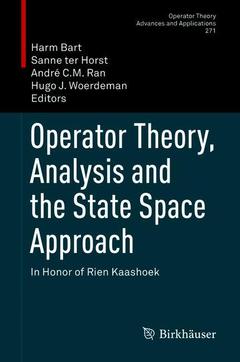 Couverture de l’ouvrage Operator Theory, Analysis and the State Space Approach