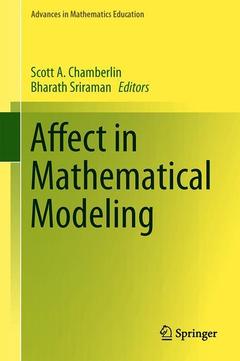 Couverture de l’ouvrage Affect in Mathematical Modeling