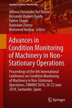 Couverture de l’ouvrage Advances in Condition Monitoring of Machinery in Non-Stationary Operations