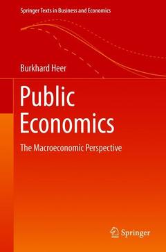 Couverture de l’ouvrage Public Economics