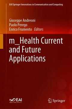 Couverture de l’ouvrage m_Health Current and Future Applications