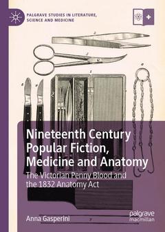 Couverture de l’ouvrage Nineteenth Century Popular Fiction, Medicine and Anatomy