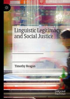 Couverture de l’ouvrage Linguistic Legitimacy and Social Justice