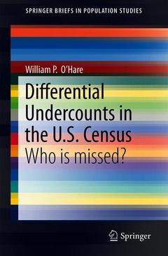 Couverture de l’ouvrage Differential Undercounts in the U.S. Census