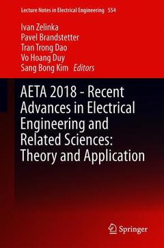 Couverture de l’ouvrage AETA 2018 - Recent Advances in Electrical Engineering and Related Sciences: Theory and Application