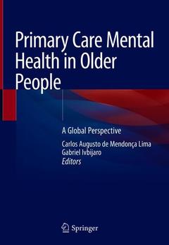 Couverture de l’ouvrage Primary Care Mental Health in Older People