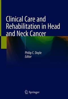 Couverture de l’ouvrage Clinical Care and Rehabilitation in Head and Neck Cancer