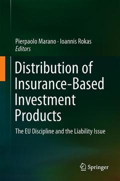 Couverture de l’ouvrage Distribution of Insurance-Based Investment Products