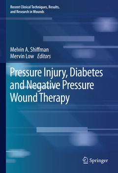 Couverture de l’ouvrage Pressure Injury, Diabetes and Negative Pressure Wound Therapy