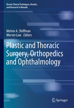 Couverture de l’ouvrage Plastic and Thoracic Surgery, Orthopedics and Ophthalmology