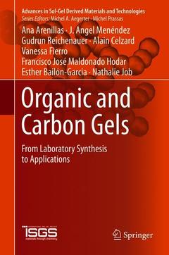 Couverture de l’ouvrage Organic and Carbon Gels