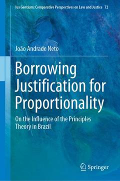 Couverture de l’ouvrage Borrowing Justification for Proportionality