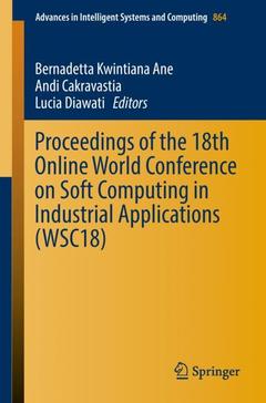 Couverture de l’ouvrage Proceedings of the 18th Online World Conference on Soft Computing in Industrial Applications (WSC18)