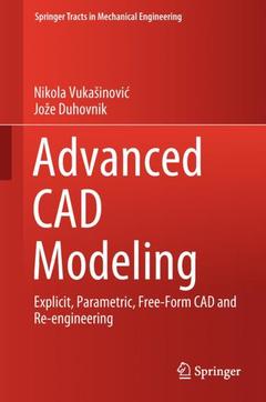 Cover of the book Advanced CAD Modeling