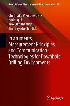 Couverture de l’ouvrage Instruments, Measurement Principles and Communication Technologies for Downhole Drilling Environments