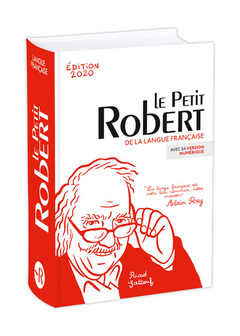 Couverture de l’ouvrage Dictionnaire Le Petit Robert de la langue française 2020 et sa clé d'accès au dictionnaire numérique