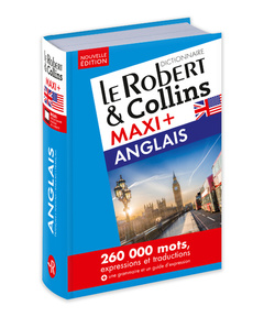 Couverture de l’ouvrage Dictionnaire Le Robert & Collins Maxi Plus Anglais et sa version numérique à télécharger PC