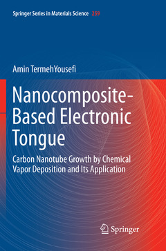 Couverture de l’ouvrage Nanocomposite-Based Electronic Tongue
