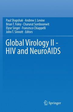 Couverture de l’ouvrage Global Virology II - HIV and NeuroAIDS