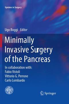 Couverture de l’ouvrage Minimally Invasive Surgery of the Pancreas