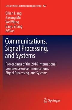 Couverture de l’ouvrage Communications, Signal Processing, and Systems