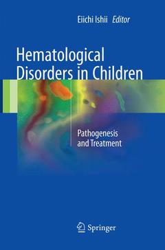 Couverture de l’ouvrage Hematological Disorders in Children