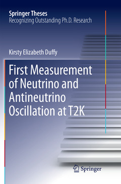 Couverture de l’ouvrage First Measurement of Neutrino and Antineutrino Oscillation at T2K