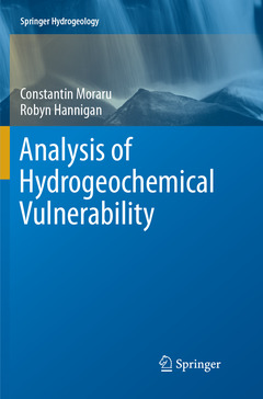 Couverture de l’ouvrage Analysis of Hydrogeochemical Vulnerability