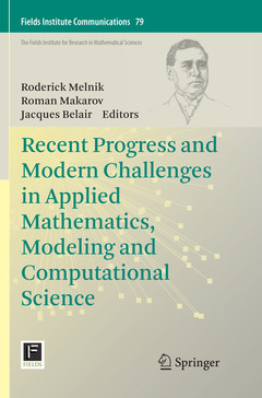 Couverture de l’ouvrage Recent Progress and Modern Challenges in Applied Mathematics, Modeling and Computational Science