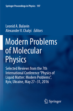 Couverture de l’ouvrage Modern Problems of Molecular Physics