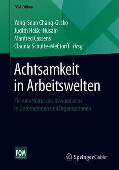Couverture de l’ouvrage Achtsamkeit in Arbeitswelten