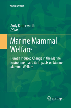 Couverture de l’ouvrage Marine Mammal Welfare