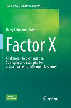 Couverture de l’ouvrage Factor X