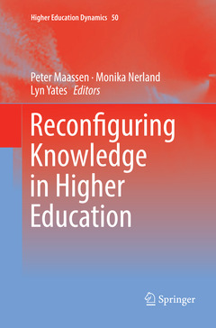 Couverture de l’ouvrage Reconfiguring Knowledge in Higher Education