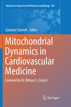 Couverture de l’ouvrage Mitochondrial Dynamics in Cardiovascular Medicine