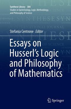 Couverture de l’ouvrage Essays on Husserl's Logic and Philosophy of Mathematics