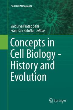 Couverture de l’ouvrage Concepts in Cell Biology - History and Evolution