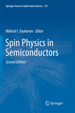 Couverture de l’ouvrage Spin Physics in Semiconductors