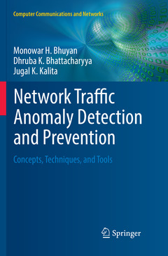 Couverture de l’ouvrage Network Traffic Anomaly Detection and Prevention
