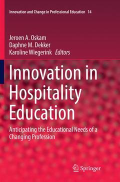 Couverture de l’ouvrage Innovation in Hospitality Education