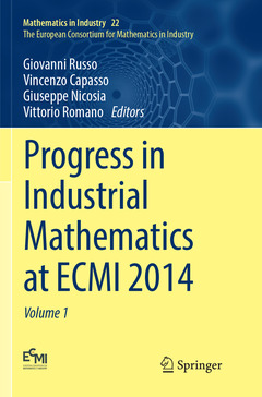 Couverture de l’ouvrage Progress in Industrial Mathematics at ECMI 2014