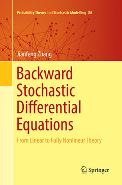 Couverture de l’ouvrage Backward Stochastic Differential Equations