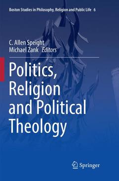 Couverture de l’ouvrage Politics, Religion and Political Theology