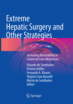 Couverture de l’ouvrage Extreme Hepatic Surgery and Other Strategies