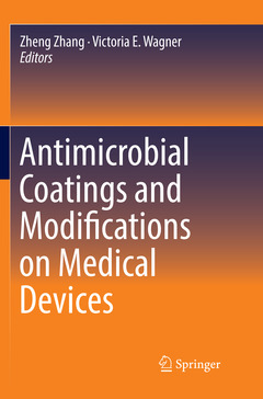 Couverture de l’ouvrage Antimicrobial Coatings and Modifications on Medical Devices
