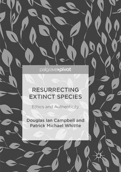 Couverture de l’ouvrage Resurrecting Extinct Species