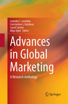 Couverture de l’ouvrage Advances in Global Marketing