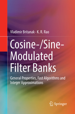 Couverture de l’ouvrage Cosine-/Sine-Modulated Filter Banks