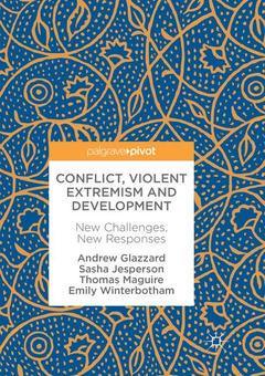 Couverture de l’ouvrage Conflict, Violent Extremism and Development