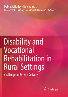Couverture de l’ouvrage Disability and Vocational Rehabilitation in Rural Settings